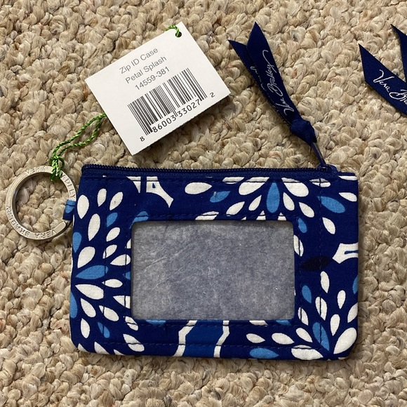 Vera Bradley Petal Splash. Zip ID and Mirror Cosmetic bag. - Picture 3 of 8